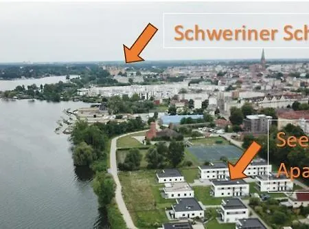 Seeliebe Schwerin - Pkw, Teilweise Mit Privater Sauna, Wlan, Xxl-balkon O Terrasse, Seeblick